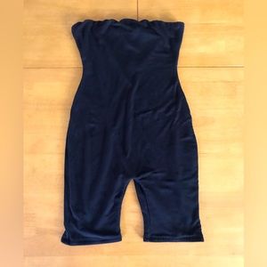 Naked Wardrobe, Size small, black strapless romper.